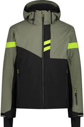 Campagnolo, Herren, Skijacke, Jacket Zip Hood Twill (56, 3XL), Schwarz, 3XL, 56