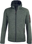 CMP Herren Strickfleecejacke Unterjacke Kapuzen Fleecejacke salvia/antracite