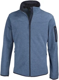 Jacquard-Fleecejacke, grey-titanio, 58