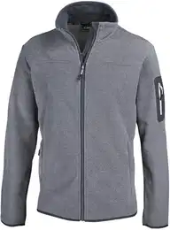 Jacquard-Fleecejacke, antracite-nero, 50