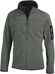 Jacquard-Fleecejacke, b.blue, 52