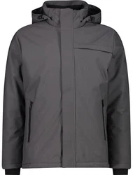 CMP Herren Jacke MAN LONG JACKET SNAPS HOOD DUST (58)