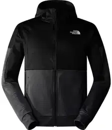Herren Kapuzensweat M MA FULL ZIP, ASPHALT GREY/TNF BLACK, L