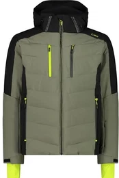 Herren Jacke MAN JACKET ZIP HOOD, KAKI, 54