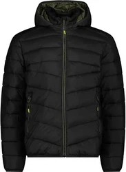 CMP Outdoorjacke MAN JACKET SNAPS HOOD Nero Mel. (33K1597M)