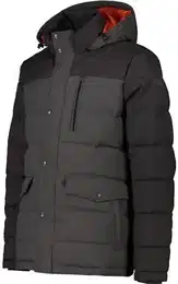 Herren Jacke MAN LONG JACKET SNAPS HOOD, DUST MEL., 52