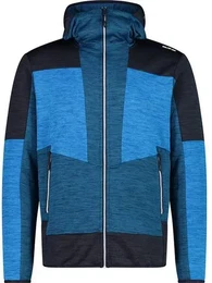Herren Kapuzensweat MAN JACKET FIX HOOD, PETROL, 52