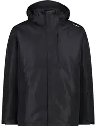 Herren Doppeljacke MAN JACKET ZIP HOOD, NERO, 50