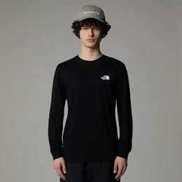 Herren Shirt M L/S REDBOX TEE, TNF BLACK, XL