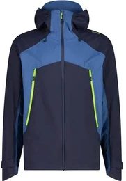 Herren Blouson MAN JACKET FIX HOOD, BLACK BLUE, 56