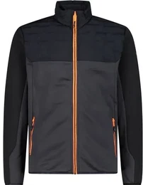 Herren Unterjacke MAN HYBRID JACKET, ANTRACITE, 56