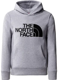 Kinder Hoodie B DREW PEAK P/O, TNF LIGHT GREY HEATHER, S
