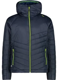 Herren Blouson MAN JACKET FIX HOOD, BLACK BLUE, 48