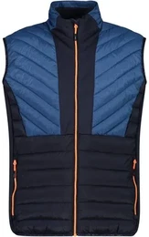 Herren Weste MAN VEST HYBRID, BLUESTONE, 52