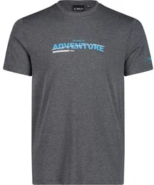Herren Shirt MAN T-SHIRT, ANTRACITE MEL.-ANTRACITE 96UN, 48