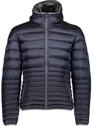 Herren Jacke MAN JACKET ZIP HOOD, BLACK BLUE, 60