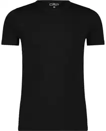 Herren Unterhemd MAN T-SHIRT SEAMLESS, NERO, M/L