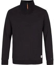 Protest Kapuzensweatshirt NXGQUAKE 1/4 zip top True Black