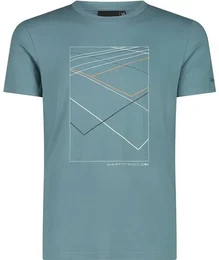 Herren Shirt MAN T-SHIRT, HYDRO-BLUESTEEL, 50