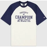 Champion Crewneck T-Shirt Weiß/Dunkelblau/Rosa/Blau/Beige/Hellblau