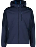 CMP Funktionsjacke MAN JACKET ZIP HOOD BLACK/BLUE