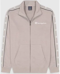 Herren Kapuzensweat Full Zip Sweatshirt, GULL, M