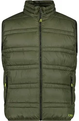 CMP Herren Weste MAN VEST SNAPS HOOD KAKI
