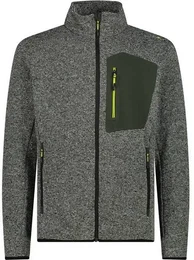 Herren Unterjacke MAN JACKET, KAKI-NERO-ACIDO, 58