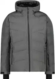 Herren Jacke MAN JACKET FIX HOOD, KAKI MEL., 54