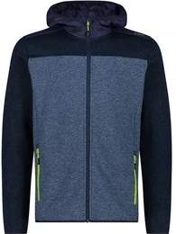Herren Kapuzensweat MAN JACKET FIX HOOD, B.BLUE-DUSTY BLUE, 56