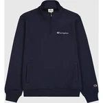 Champion Sweatshirt Half Zip mit Logo Dunkelblau