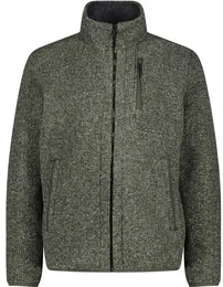Herren Unterjacke MAN JACKET, OIL GREEN MEL., 50