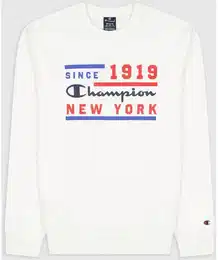 Herren Sweatshirt Crewneck Sweatshirt, WHT, L