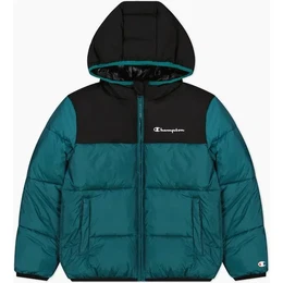 Kinder Jacke Hooded Jacket, TEL/NBK, S