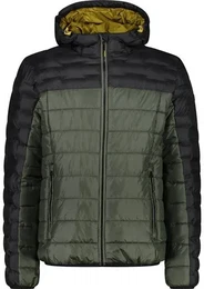Herren Jacke MAN JACKET FIX HOOD, OIL GREEN, 58