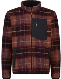 Herren Unterjacke MAN JACKET, ORANGEADE-BURGUNDY-GESSO, 50
