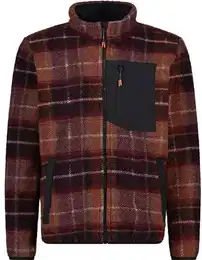 Herren Unterjacke MAN JACKET, ORANGEADE-BURGUNDY-GESSO, 48