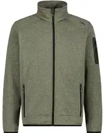 Herren Unterjacke Herren Fleecejacke, KAKI-OIL GREEN 01FP, 58