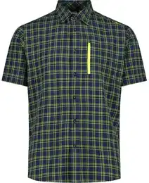Herren Hemd MAN SHIRT, B.BLUE-LIME, 46