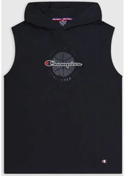 CHAMPION Herren Shirt Sleeveless Hooded T-Shirt schwarz (NBK)
