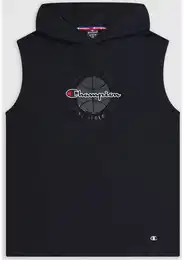 Herren Shirt Sleeveless Hooded T-Shirt, NBK, M