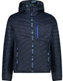 Herren Jacke MAN JACKET FIX HOOD, BLACK BLUE, 54