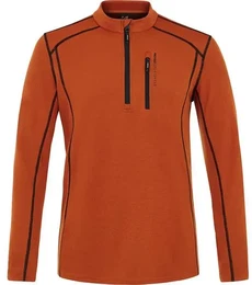Herren Rolli PRTKURANO 1/4 zip top, Umberorange, S