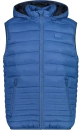 Herren Weste MAN VEST SNAPS HOOD, BLUESTONE, 52