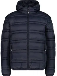 Herren Jacke MAN JACKET SNAPS HOOD, BLACK BLUE, 50