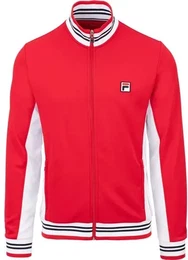 Herren Jacke Jacket Bjrn, red / white comb., 48