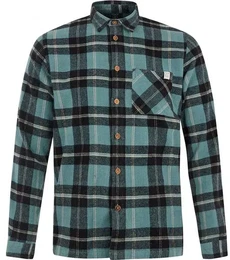 Herren Hemd PRTETSU longsleeve shirt, Atlantic Green, S