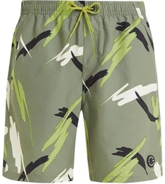 Herren Badeshorts PRTLEUCA beachshort, Artichoke green, M
