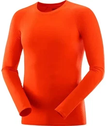 Herren T-Shirt S/LAB ULTRA LS TEE U Fiery, Fiery Red/, M