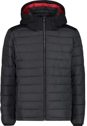 Herren Jacke MAN JACKET FIX HOOD, ANTRACITE, 48